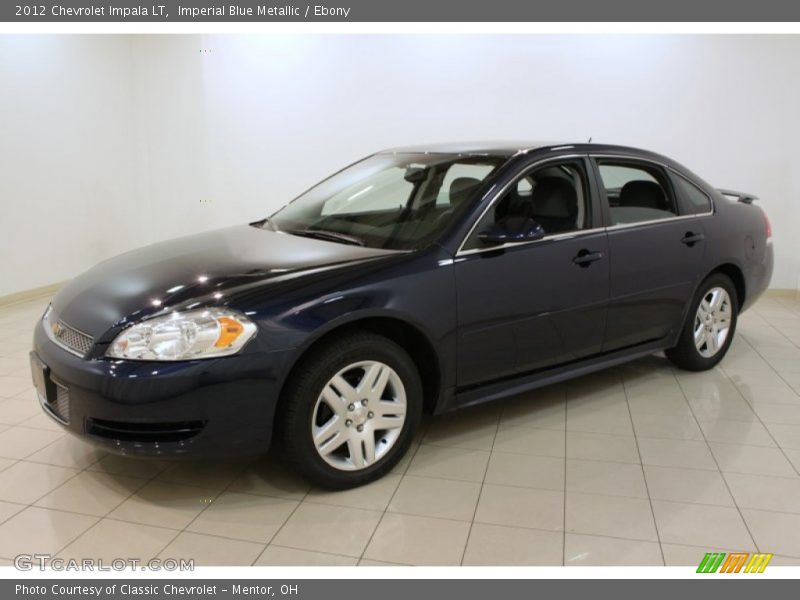Imperial Blue Metallic / Ebony 2012 Chevrolet Impala LT