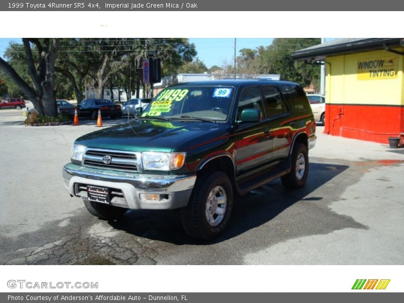 Imperial Jade Green Mica / Oak 1999 Toyota 4Runner SR5 4x4