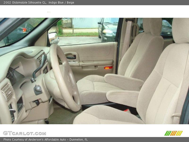 Front Seat of 2002 Silhouette GL