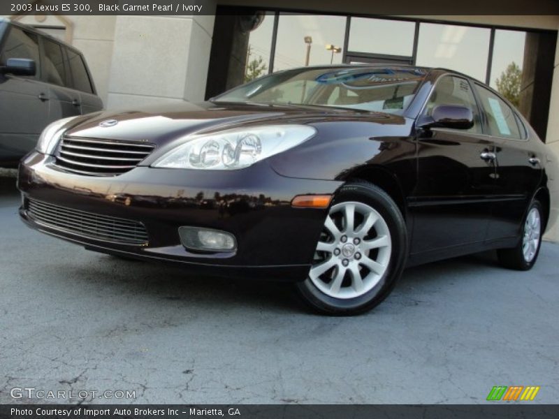 Black Garnet Pearl / Ivory 2003 Lexus ES 300