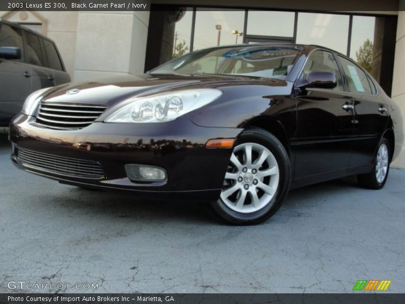 Black Garnet Pearl / Ivory 2003 Lexus ES 300