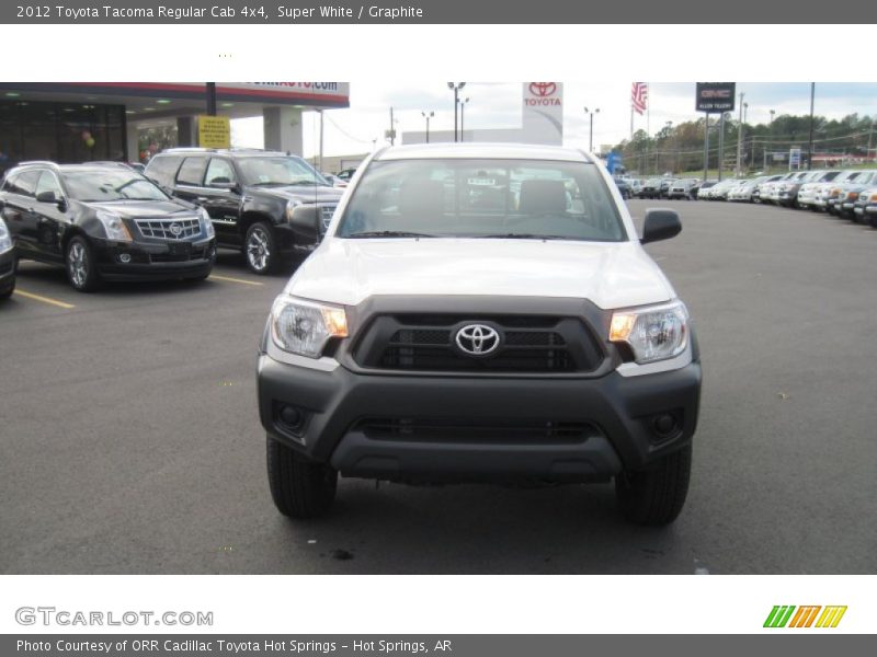 Super White / Graphite 2012 Toyota Tacoma Regular Cab 4x4
