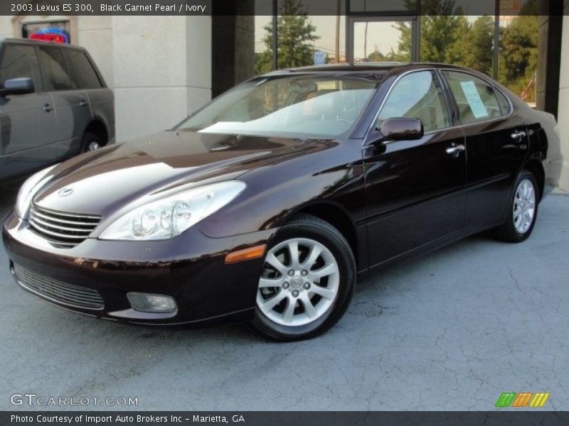 Black Garnet Pearl / Ivory 2003 Lexus ES 300