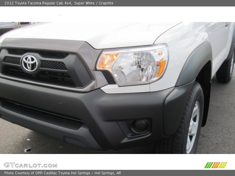 Super White / Graphite 2012 Toyota Tacoma Regular Cab 4x4