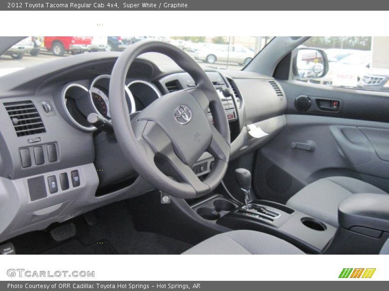 Super White / Graphite 2012 Toyota Tacoma Regular Cab 4x4