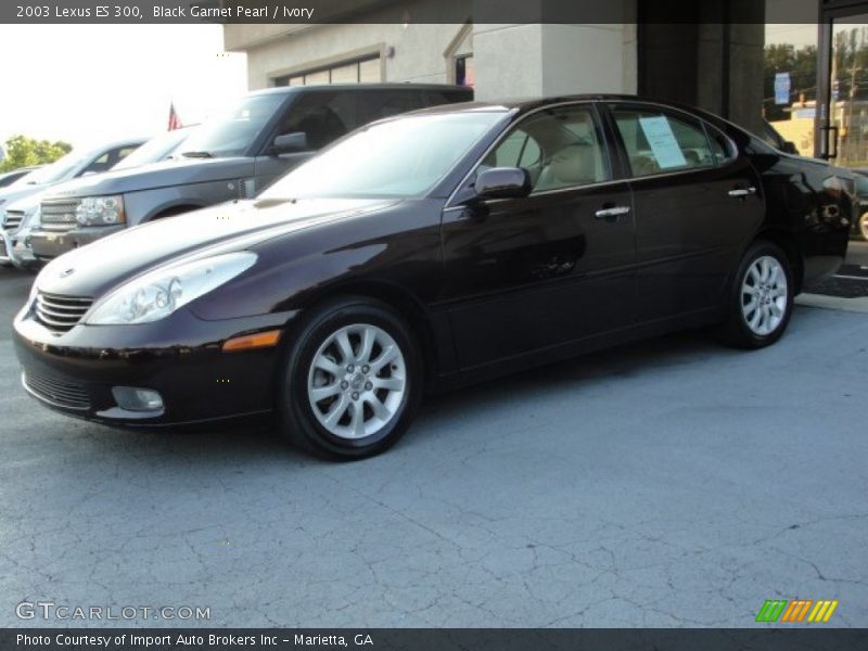 Black Garnet Pearl / Ivory 2003 Lexus ES 300