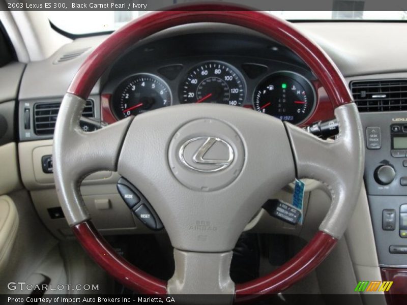 Black Garnet Pearl / Ivory 2003 Lexus ES 300