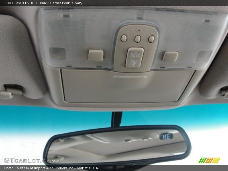 Black Garnet Pearl / Ivory 2003 Lexus ES 300