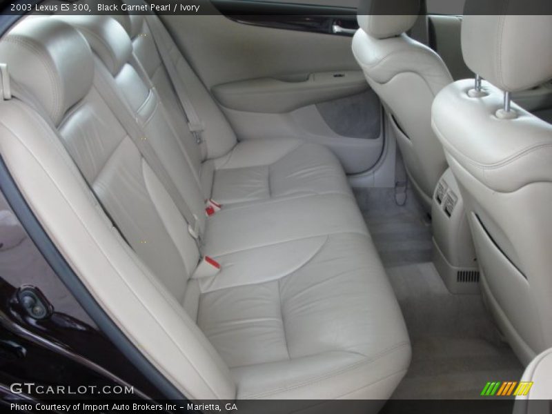 Black Garnet Pearl / Ivory 2003 Lexus ES 300