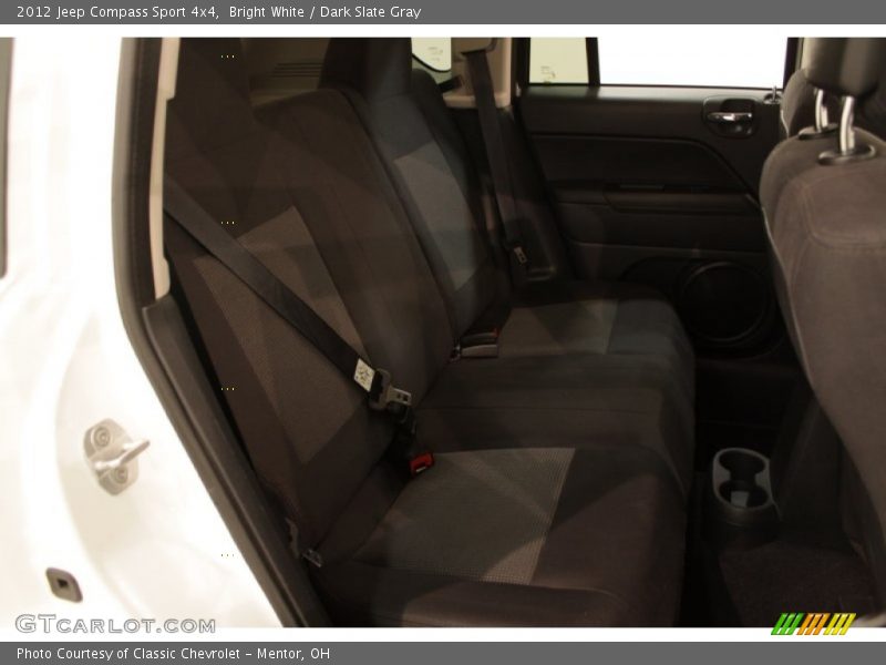 Bright White / Dark Slate Gray 2012 Jeep Compass Sport 4x4