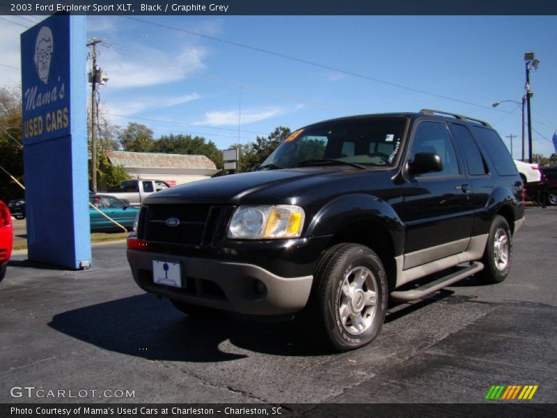 Black / Graphite Grey 2003 Ford Explorer Sport XLT