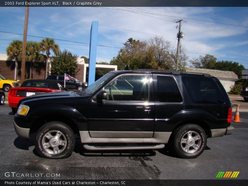 Black / Graphite Grey 2003 Ford Explorer Sport XLT