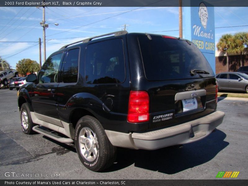Black / Graphite Grey 2003 Ford Explorer Sport XLT