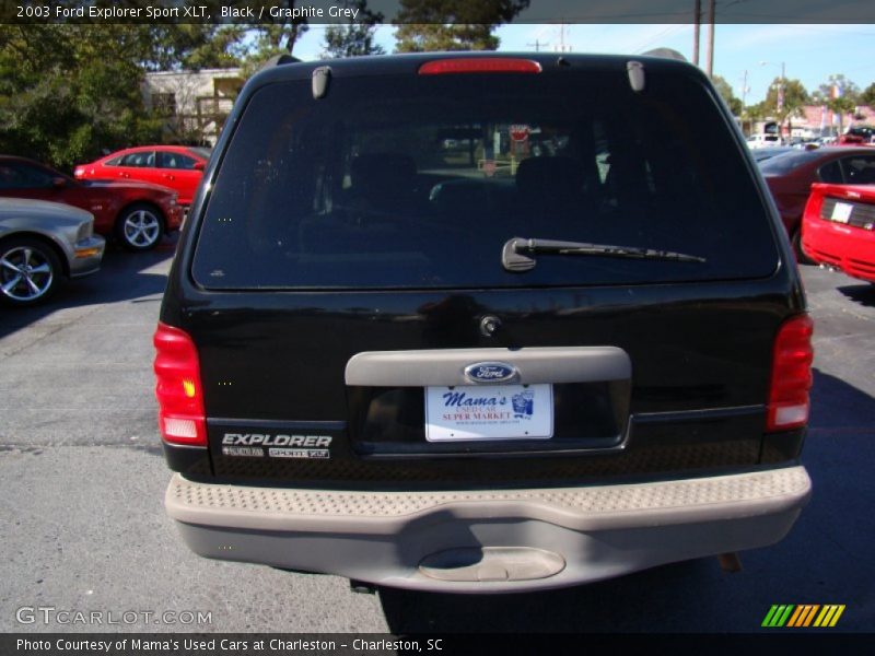 Black / Graphite Grey 2003 Ford Explorer Sport XLT