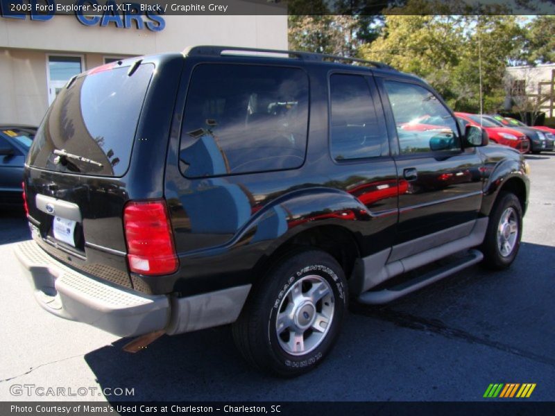 Black / Graphite Grey 2003 Ford Explorer Sport XLT