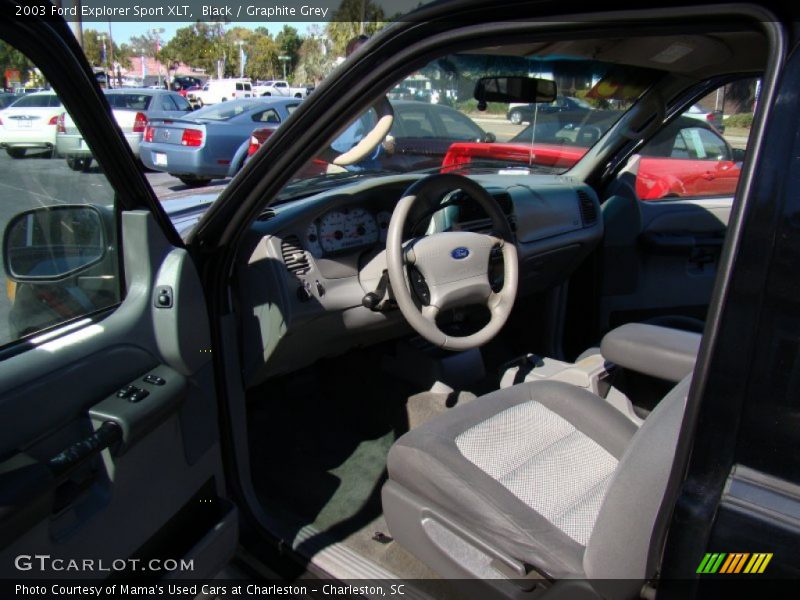 Black / Graphite Grey 2003 Ford Explorer Sport XLT