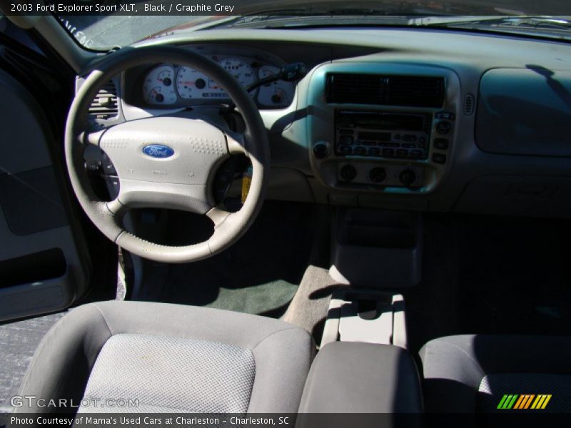 Black / Graphite Grey 2003 Ford Explorer Sport XLT