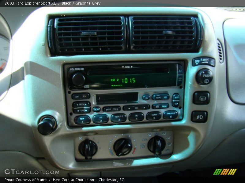 Black / Graphite Grey 2003 Ford Explorer Sport XLT