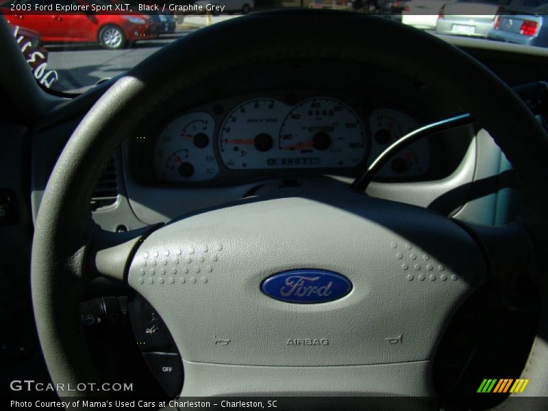 Black / Graphite Grey 2003 Ford Explorer Sport XLT