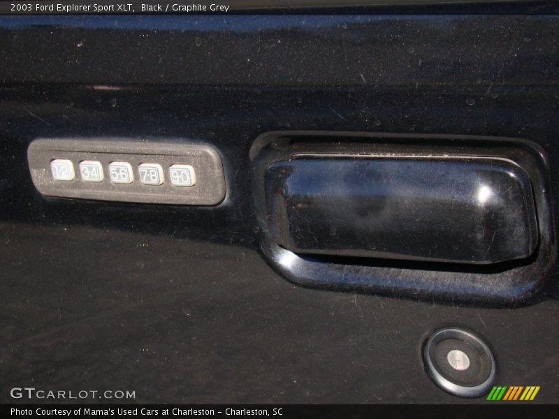 Black / Graphite Grey 2003 Ford Explorer Sport XLT