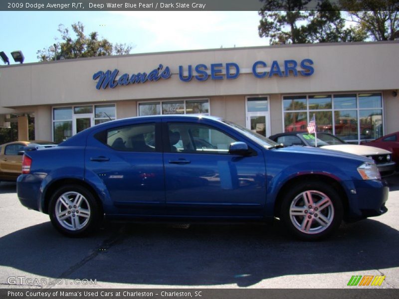 Deep Water Blue Pearl / Dark Slate Gray 2009 Dodge Avenger R/T