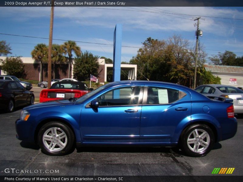 Deep Water Blue Pearl / Dark Slate Gray 2009 Dodge Avenger R/T