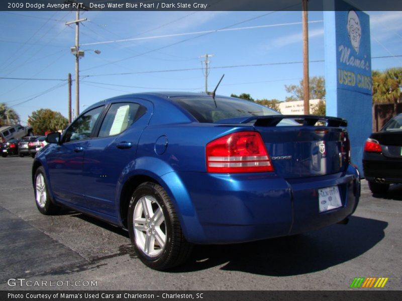 Deep Water Blue Pearl / Dark Slate Gray 2009 Dodge Avenger R/T