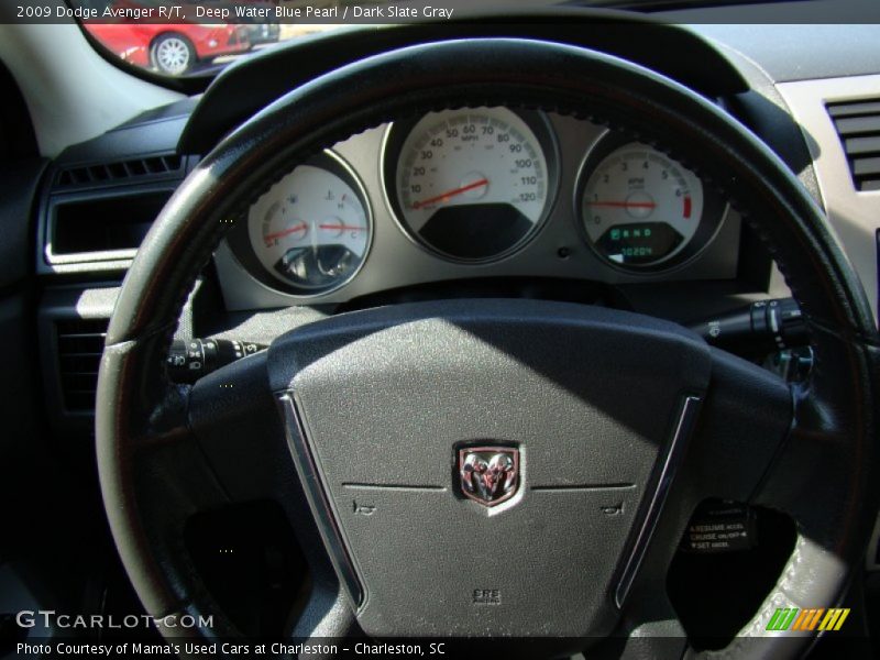 Deep Water Blue Pearl / Dark Slate Gray 2009 Dodge Avenger R/T