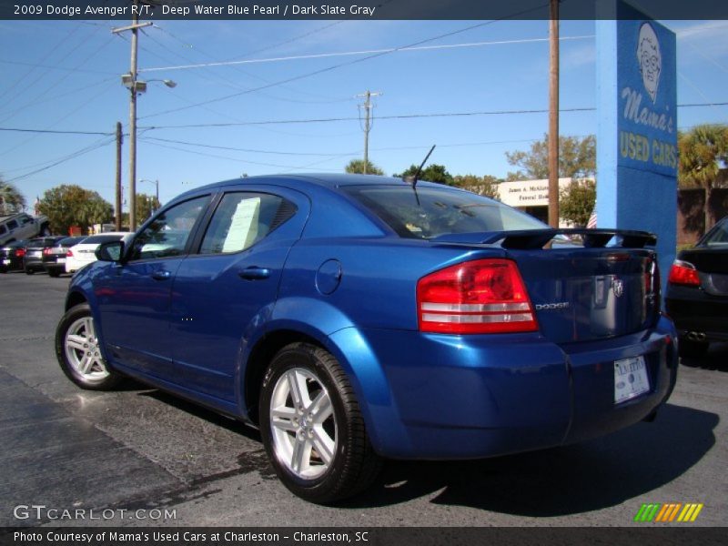 Deep Water Blue Pearl / Dark Slate Gray 2009 Dodge Avenger R/T
