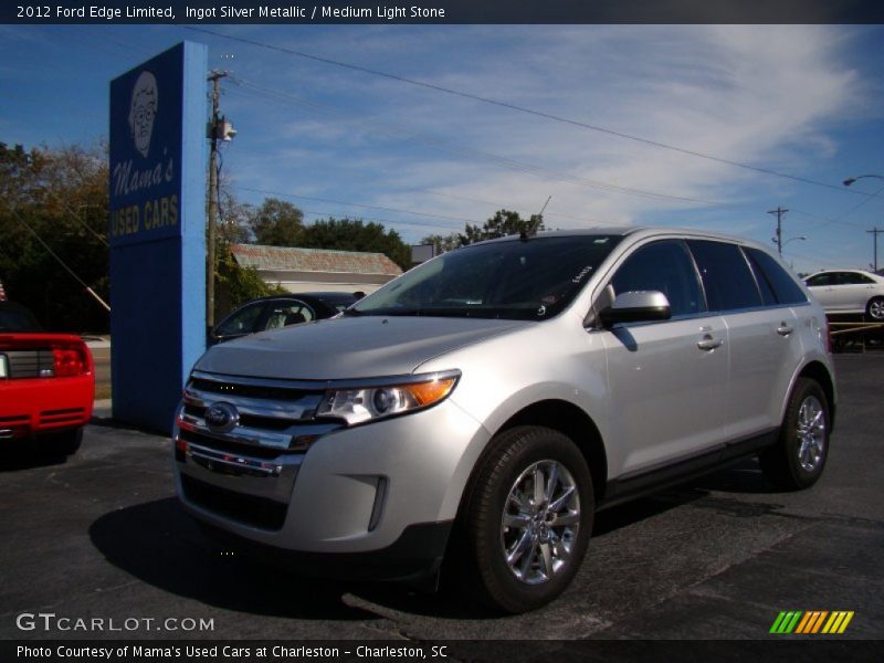 Ingot Silver Metallic / Medium Light Stone 2012 Ford Edge Limited