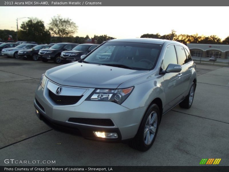 Palladium Metallic / Graystone 2013 Acura MDX SH-AWD