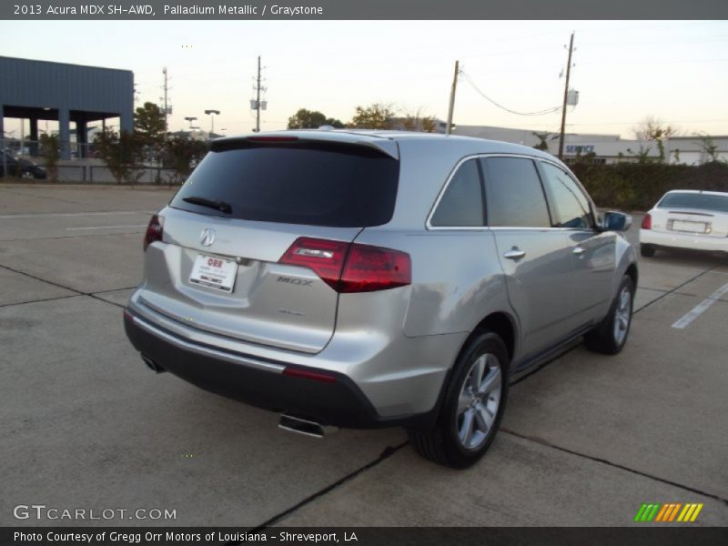 Palladium Metallic / Graystone 2013 Acura MDX SH-AWD