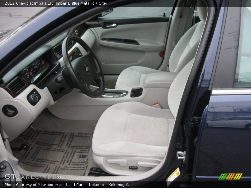 Imperial Blue Metallic / Gray 2012 Chevrolet Impala LT