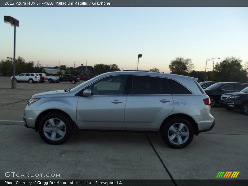 Palladium Metallic / Graystone 2013 Acura MDX SH-AWD