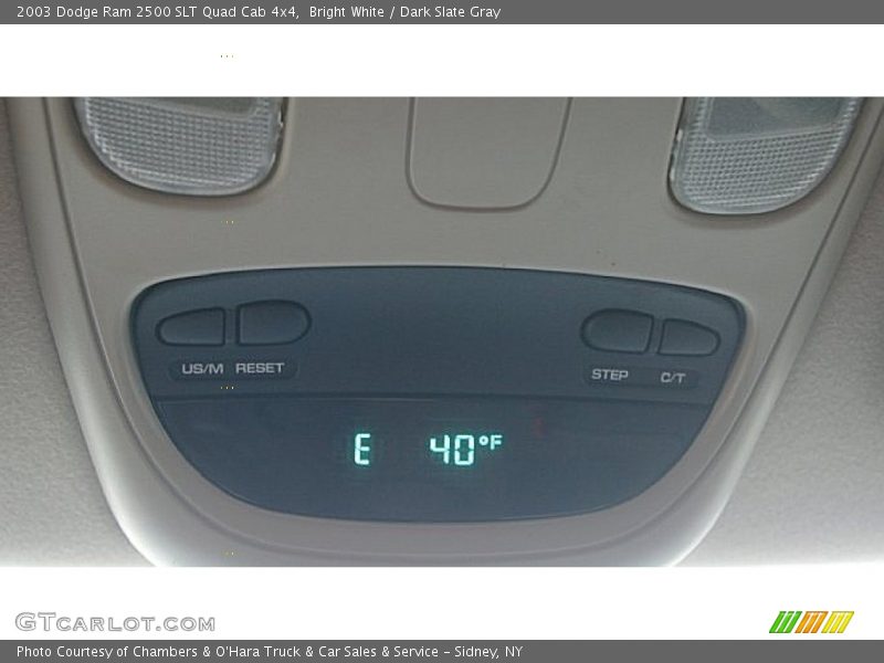 Bright White / Dark Slate Gray 2003 Dodge Ram 2500 SLT Quad Cab 4x4