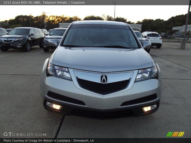 Palladium Metallic / Graystone 2013 Acura MDX SH-AWD