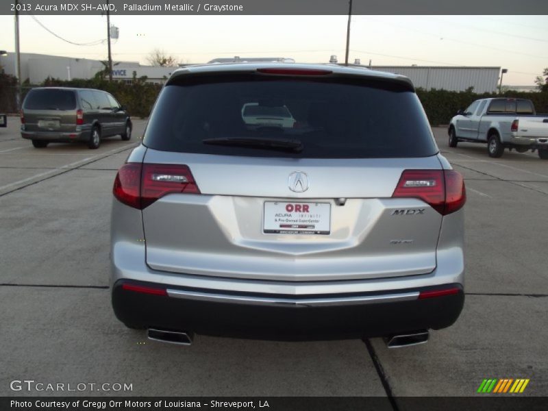 Palladium Metallic / Graystone 2013 Acura MDX SH-AWD