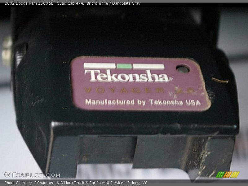 Bright White / Dark Slate Gray 2003 Dodge Ram 2500 SLT Quad Cab 4x4