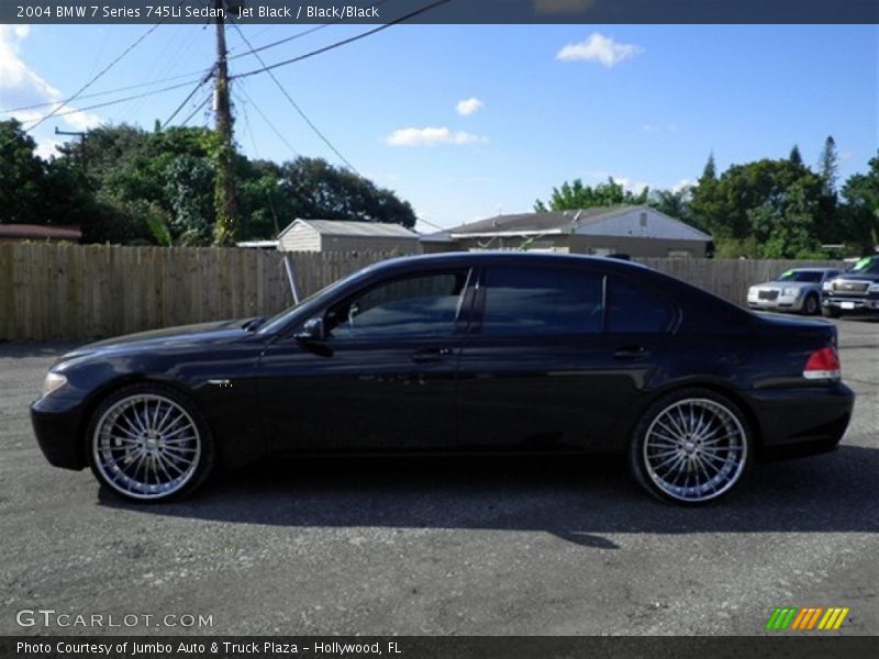 Jet Black / Black/Black 2004 BMW 7 Series 745Li Sedan