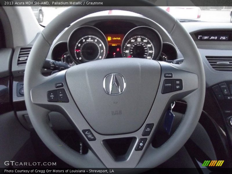 Palladium Metallic / Graystone 2013 Acura MDX SH-AWD