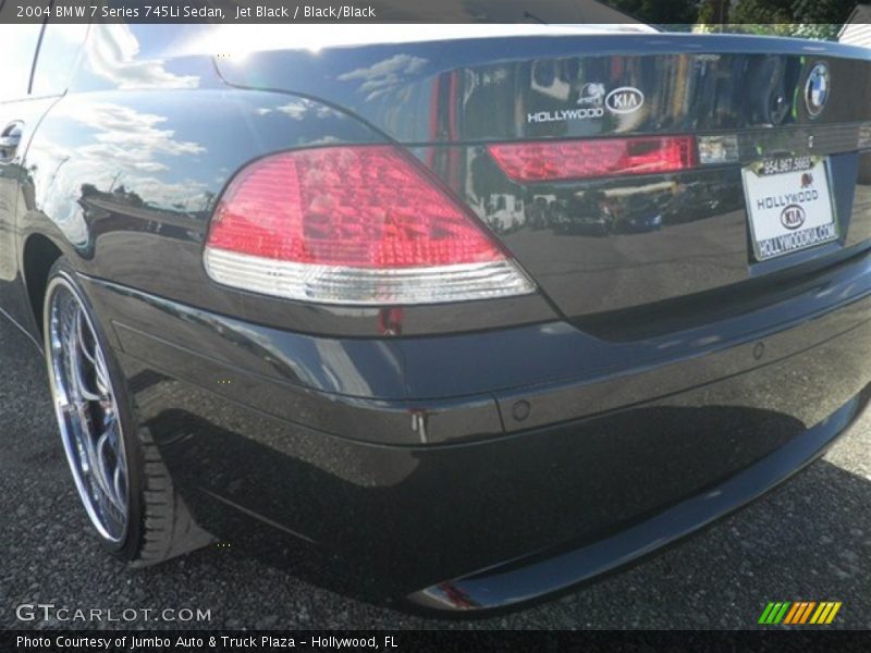 Jet Black / Black/Black 2004 BMW 7 Series 745Li Sedan