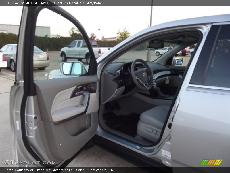 Palladium Metallic / Graystone 2013 Acura MDX SH-AWD
