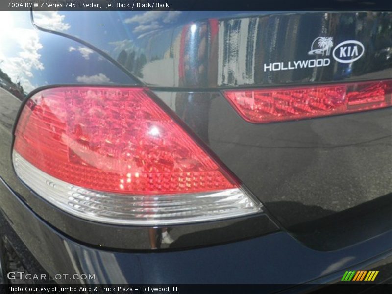 Jet Black / Black/Black 2004 BMW 7 Series 745Li Sedan