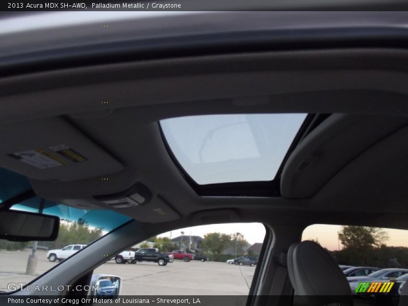 Palladium Metallic / Graystone 2013 Acura MDX SH-AWD