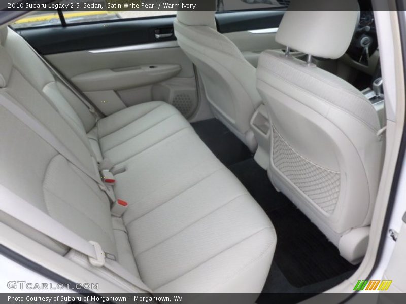 Satin White Pearl / Warm Ivory 2010 Subaru Legacy 2.5i Sedan