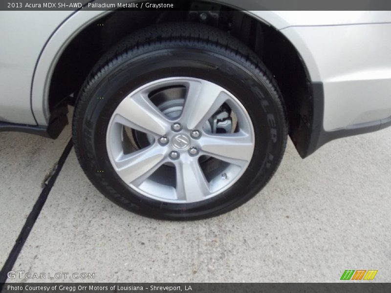 Palladium Metallic / Graystone 2013 Acura MDX SH-AWD