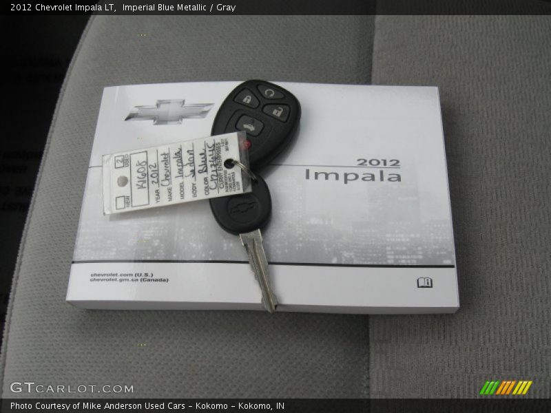 Imperial Blue Metallic / Gray 2012 Chevrolet Impala LT