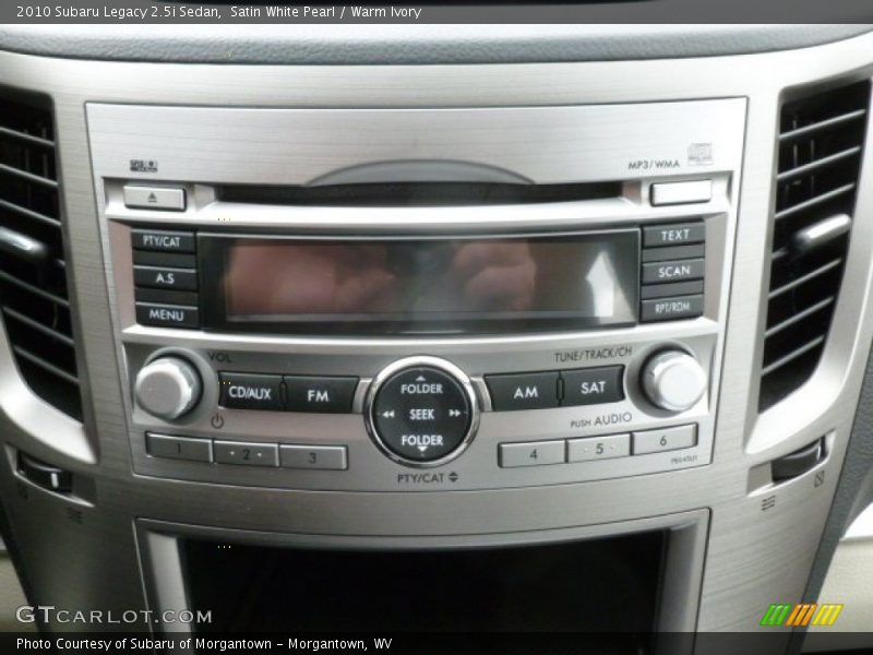 Satin White Pearl / Warm Ivory 2010 Subaru Legacy 2.5i Sedan