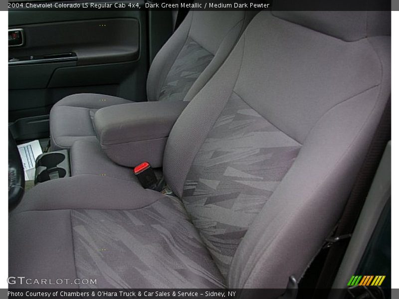 Dark Green Metallic / Medium Dark Pewter 2004 Chevrolet Colorado LS Regular Cab 4x4