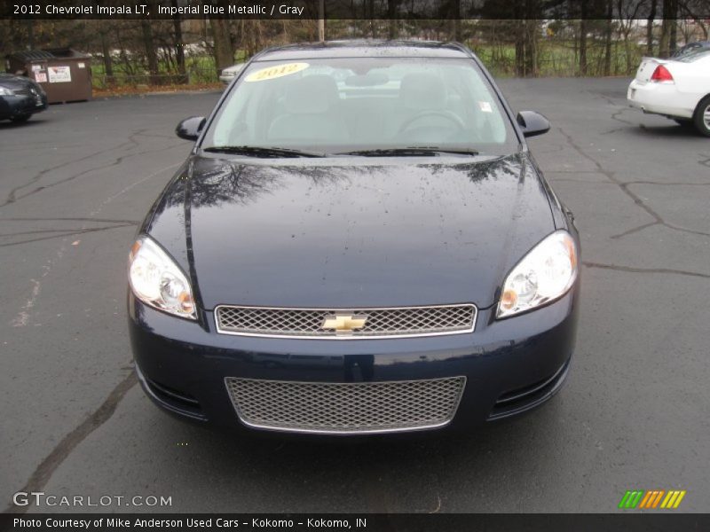 Imperial Blue Metallic / Gray 2012 Chevrolet Impala LT